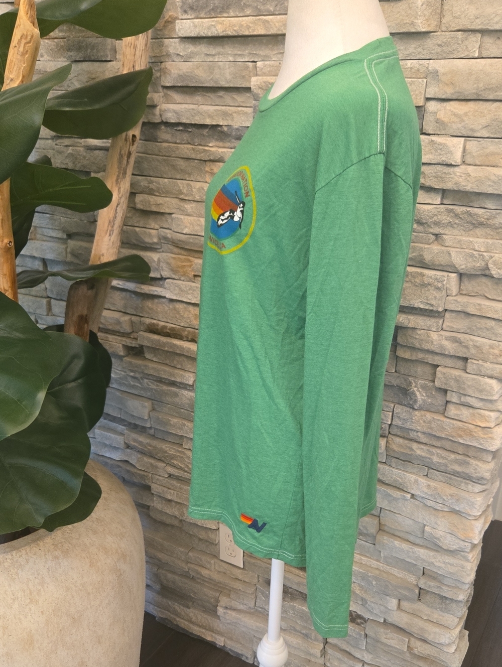 Aviator Nation Long Sleeve Crewneck Tee - Picture 4 of 5